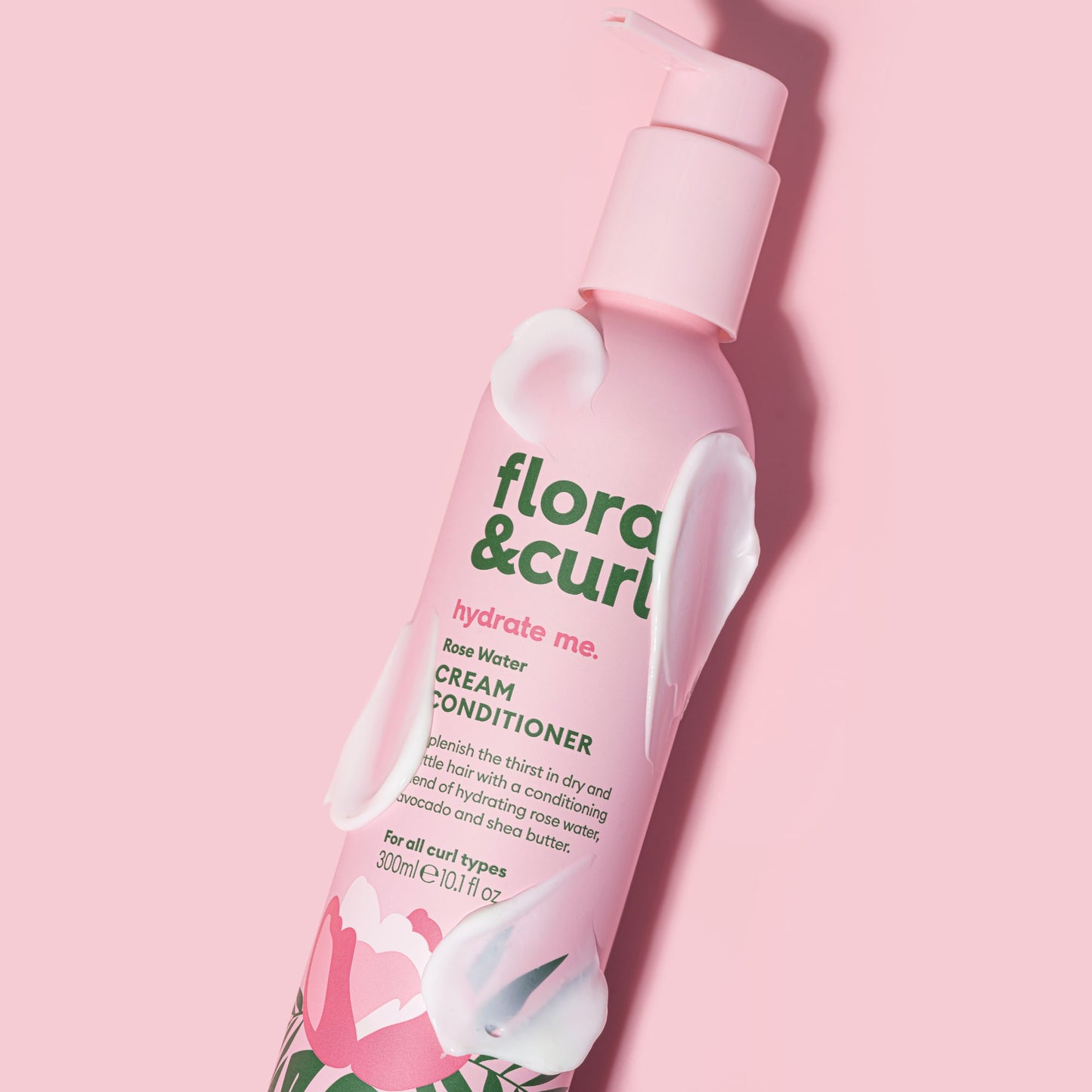 Flora & Curl - Rose Water & Honey Cream Conditioner 300ml